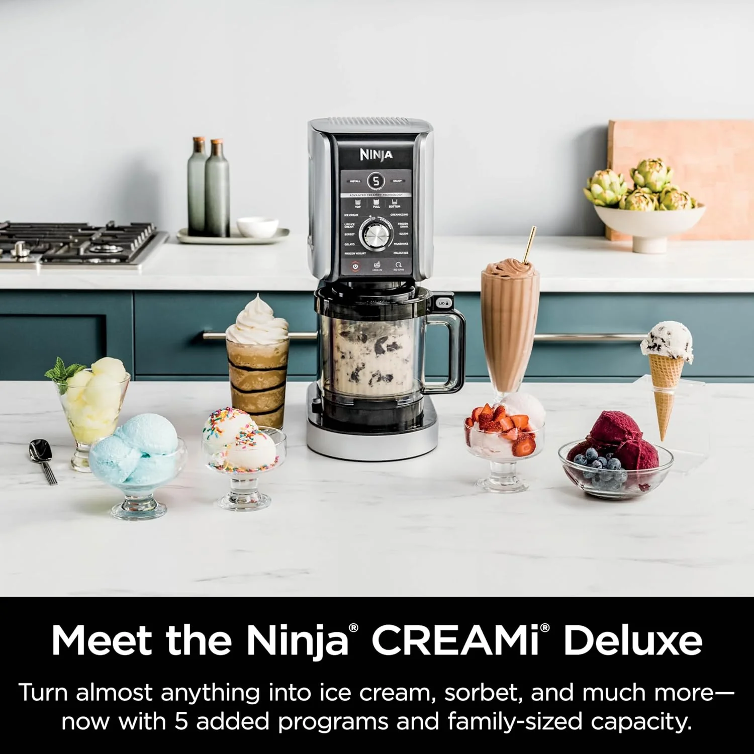 Ninja CREAMi Deluxe 11-in-1 Ice Cream and Frozen Treat Maker - Image 3