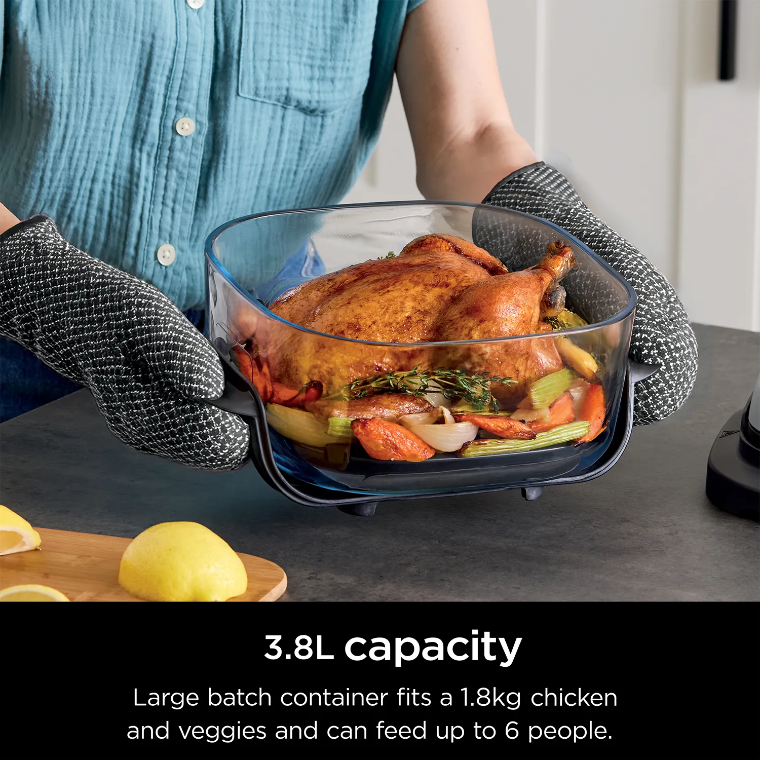 Ninja Crispi 3.8L CleanCrisp Glass Container Pack - Image 11
