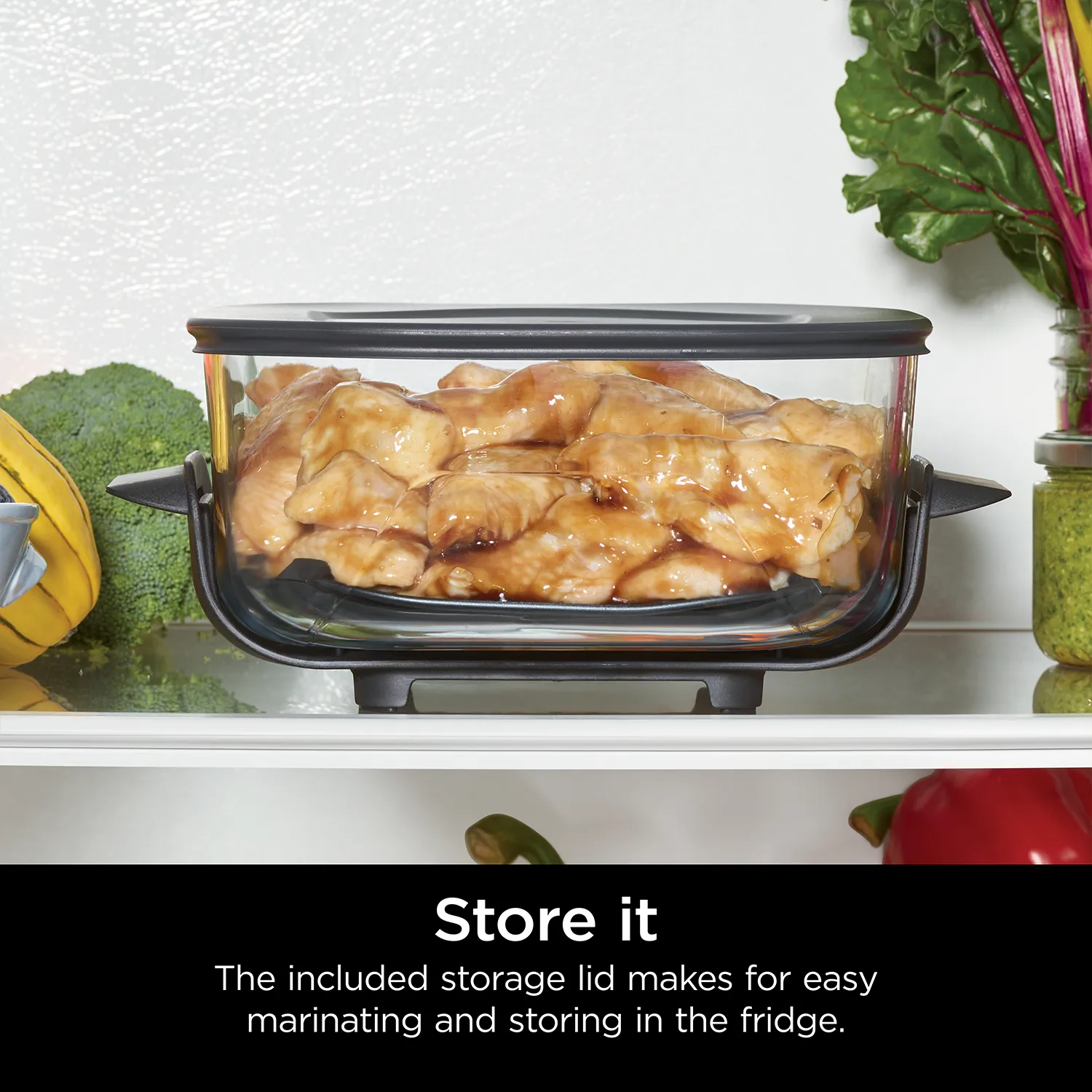 Ninja Crispi 3.8L CleanCrisp Glass Container Pack - Image 5